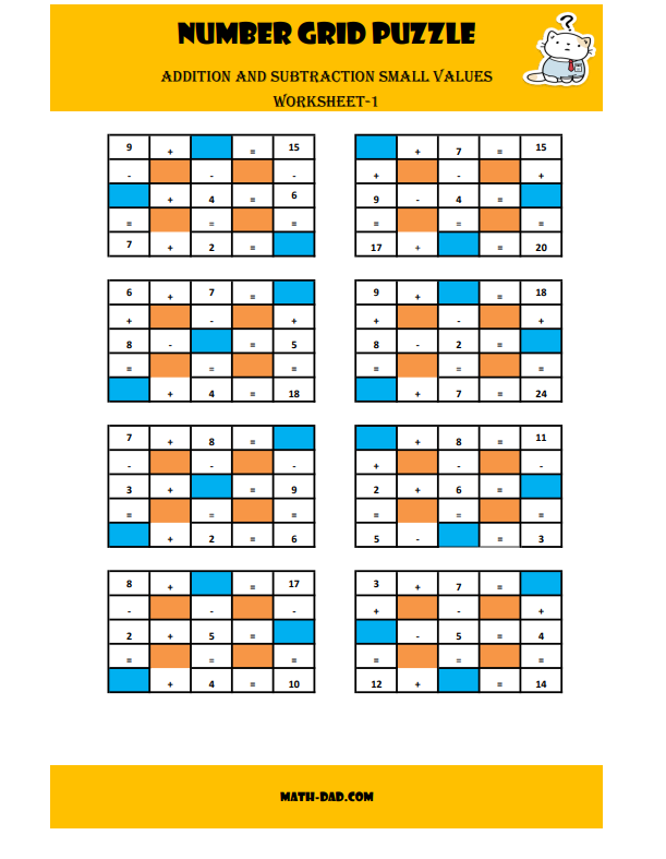 Number-Grid-Puzzle-Worksheet-1